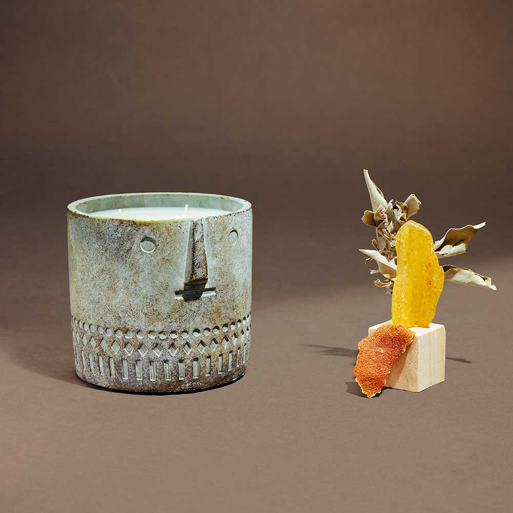 Dapper Stranger Stone Face Candle 27oz