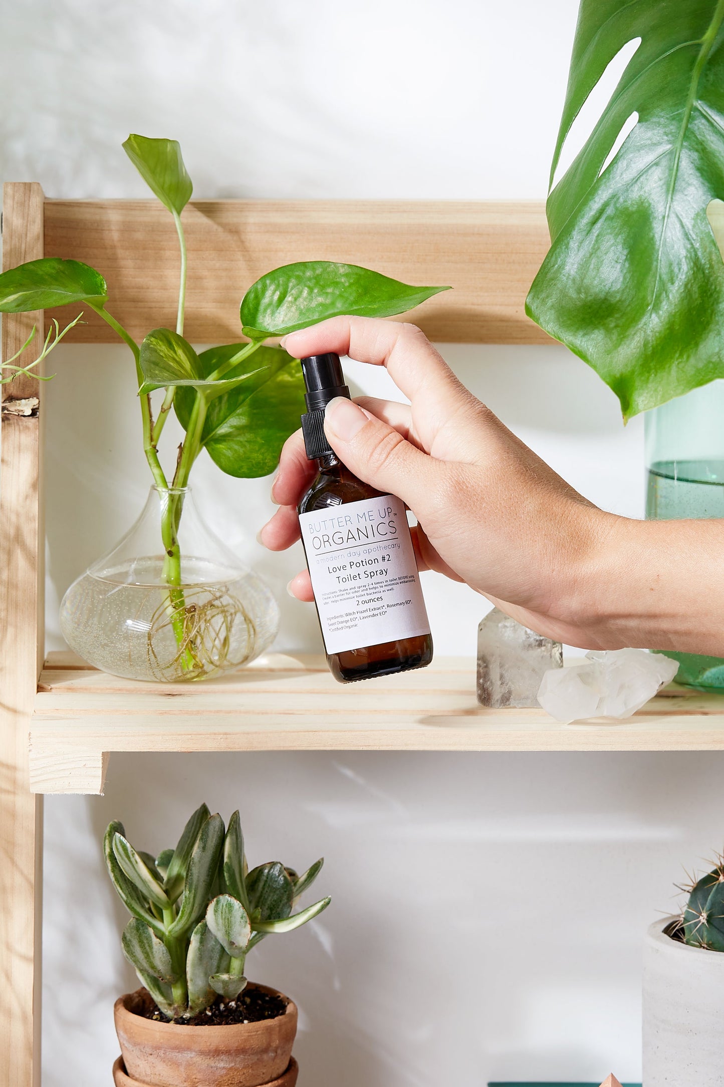 Love Potion #2 Organic Toilet Spray / Modesty Spray / Odor Spray / Bat