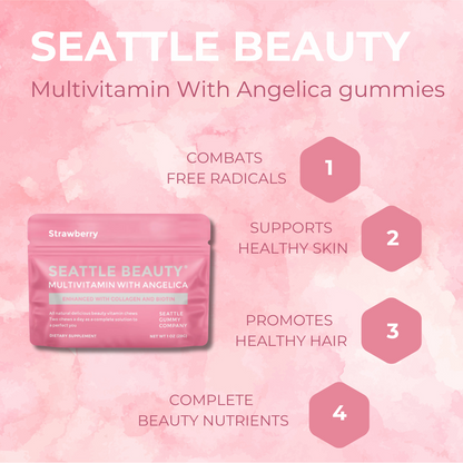 Multivitamin Gummy with Angelica Strawberry (12-Pack/1 pack 4 days)