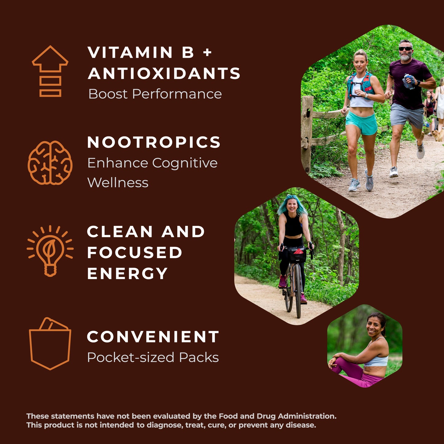 Mocca Shots Energy Gummies with Caffeine Salted Caramel (12-Pack/1 pack 4 days)