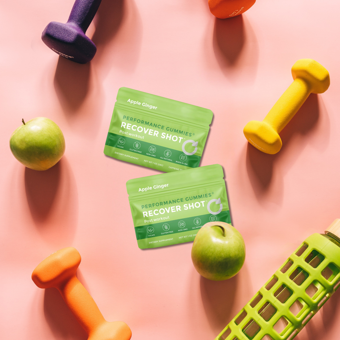 Recover Post-Workout Supplement Gummies Apple Ginger (12-Pack/1 pack 4 days)